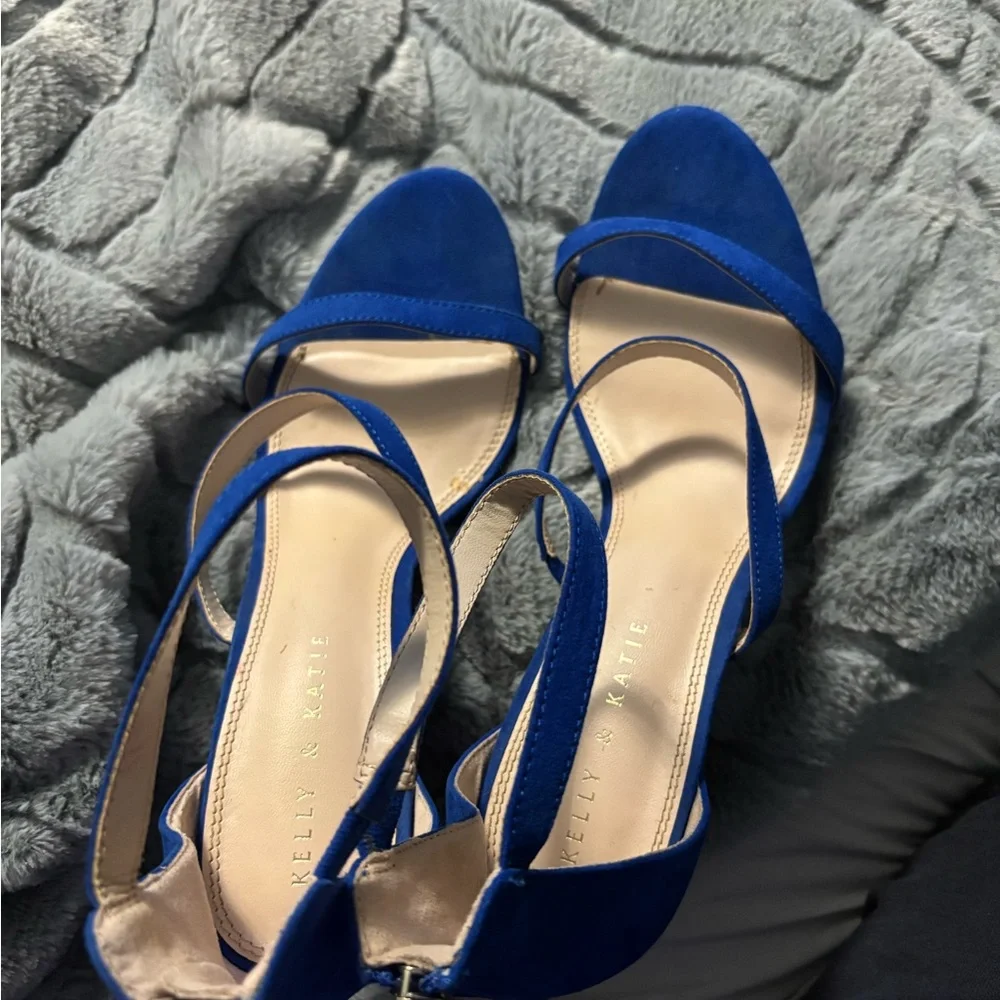 Kelly & Katie Blue Strappy Heels